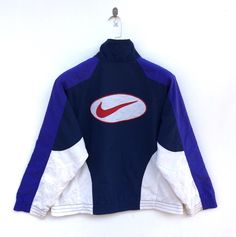 "PLEASE CONTACT TO ME WITH ANY QUESTION BEFORE BUYING.. PLEASE READ THE DESCRIPTION AND POLICIES BEFORE BUYING. TAG BRAND :- Nike SIZE ON TAG : Small ACTUAL SIZE MEASUREMENT :- ARM PIT TO ARM PIT :-23incher\" BACK COLLAR TO HEM:-23incher\" PLEASE COMPARE THE MEASUREMENT WITH YOUR GARMENT CONDITION :-8/10..A little small stain(Refer Pictures) MATERIAL : 100%Polyester COLOR:-View pic Kindly read my shipping and policies. SHIP WORLDWIDE VIA DHL GLOBAL MAIL. ⚫️Takes 14 working days to arrive. ⚫️Safe Urban Style Sports Windbreaker With Graphic Print, Sporty Windbreaker With Graphic Print, Sporty Graphic Print Windbreaker, Sporty Windbreaker With Graphic Print For Sports, Urban Windbreaker With Contrast Color For Streetwear, Sporty Windbreaker With Graphic Print For Streetwear, White Track Jacket With Contrast Color For Streetwear, Winter Sports Track Jacket With Graphic Print, White Patchwork Track Jacket For Streetwear