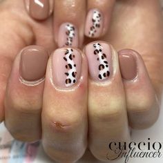 Accent Nails (Emma Brown) on Instagram: "Cute leopard set using @cuccio_pro Cashmere Sweater Builder Gel and Semi Sweet on You Veneer (Design Inspo @nailsbymarissas ) xx - DM, Call or Text (07411 447920) to book 📲📞 - 🌟 Beauty Pros - for 10% off all Cuccio orders please click on the link in my bio and use my discount code Accentnailsemma10 🌟 - #showscratch #nailstagram #nailart #gelnails #cuccioeurope #cuccioveneer #cuccio #gelpolish #nailpro #swadlincote #swadlincotenails #nailinspo #nailsof Subtle Cheetah Nails, Simple Leopard Print Nails, September Nails Short Square, Leopard Print Biab Nails, Colorful Bridal Nails, Easy Leopard Nails, Nail Ideas Biab, Leopard Short Nails, Cheetah Pumpkin Nails