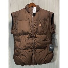 Get Ready To Turn Heads With This Stylish Playboy By Pacsun Puffer Vest In Brown. This Vest Is Perfect For The Fashion-Conscious Woman Who Wants To Stay Warm And Cozy Without Sacrificing Style. Made From High-Quality Cotton, This Vest Is Designed To Keep You Warm And Comfortable All Day Long. With Its Xs Size, This Vest Is Perfect For Women Who Want A Snug Fit. The Vest Features A Puffer Jacket Style That Is Both Trendy And Practical. It Is Perfect For Wearing Over Your Favorite Outfit, Whether Puffer Vest Brown, Puffer Jacket Style, Puffer Vest, Jacket Style, Puffer Jacket, Pacsun, Running Errands, Stay Warm, Warm And Cozy