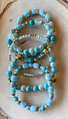 MLD 20% OFF SALE AND FREE SHIPPING - RUN DON’T WALK😍 No code needed, you don’t want to miss out!!!! This has NEVER happened before🤯😍❤️✨Promotion valid 6/21/2023-6/25/2023 Blue Czech Glass Bracelets With Colorful Beads, Handmade Light Blue Adjustable Beaded Bracelets, Handmade Adjustable Light Blue Beaded Bracelets, Handmade Blue Beaded Bracelets With Czech Glass, Adjustable Handmade Light Blue Beaded Bracelets, Bohemian Blue Czech Glass Bracelets, Light Blue Bracelets With Colorful Beads For Jewelry Making, Light Blue Faceted Beads Bracelets As Gift, Light Blue Adjustable Bracelet With Faceted Beads