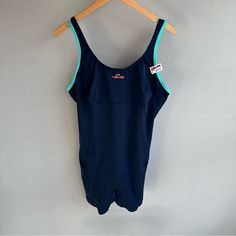 Brand New - With Tags. Size L/ Xl/ 2xl (Exact Measurement Detailed In Pics) - Sporty One Piece Swimwear With Wirefree Elastic Chest Band For More Support - Navy Dark Blue, With Bright Blue Borders - Athletic Boyleg Swimsuit Offers A Moderate Coverage And A Modest Look For Swimming And Water Sports Sleeveless Blue Swimwear For Training, Blue Sporty Activewear For Water Sports, Sporty Blue Activewear For Water Sports, Functional Blue Swimwear For Sports, Functional Blue Sports Swimwear, Blue Breathable Activewear For Swimming, Breathable Blue Activewear For Swimming, Blue Sports Swimwear, Blue Racerback Swimwear For Training