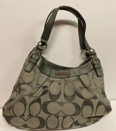 coach purse silver. Condition is "Pre-owned". Shipped with USPS Priority Mail. Vintage Michael Kors Bag, Classic Coach Silver Bag, Classic Silver Coach Shoulder Bag, Classic Silver Shoulder Bag For Daily Use, Formal Silver Coach Bag, 2000s Purse, Mens Crossbody Bag, Handbag Essentials, Vintage Coach Bags