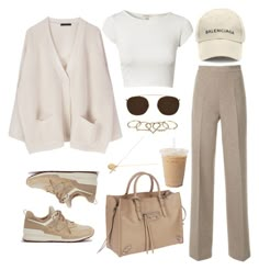 "Untitled #5526" by theeuropeancloset on Polyvore featuring New Balance, Balenciaga, Ermanno Scervino, River Island, Illesteva, Zimmermann and ERTH Mode Tips, Stylish Fall Outfits, Chique Outfits, Neue Outfits, Looks Chic, Kpop Fashion Outfits, Teenage Fashion Outfits, Mode Vintage