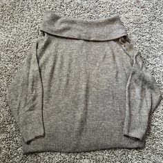 Nwt H&M Turtleneck Sweater Size Medium Cozy H&m Tops For Fall, Cozy Long Sleeve Tops From H&m, Oversized Cream Sweater, Mustard Sweater, Mock Turtleneck Sweater, Oversized Turtleneck Sweater, Cream Knit Sweater, Ribbed Turtleneck Sweater, Grey Turtleneck