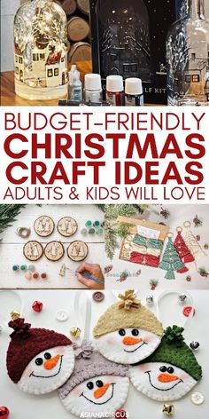 a christmas craft idea for kids and adults