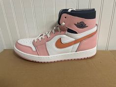 THIS SALE IS FOR A BRAND NEW WITHOUT BOX WOMENS NIKE AIR JORDAN 1 ZOOM AIR CMFT SNEAKERS MODEL#CT0979601 WE HAVE BEEN SELLING ON EBAY FOR 15+ YEARS AND ALL OF OUR ITEMS ARE 100% AUTHENTIC. ALL ITEMS WILL ONLY BE SHIPPED TO THE ADDRESS ON THE EBAY ACCOUNT NO EXCEPTIONS. WE MAY NOT BE ABLE TO CANCEL ORDERS SO PLEASE BE SURE ALL INFORMATION IS CORRECT BEFORE PURCHASING Ebay Account, High Top Shoe, Sneaker Games, Womens Nike, Nike Air Jordan 1, Wedge Sneaker, Selling On Ebay, Air Jordan 1, Top Shoes