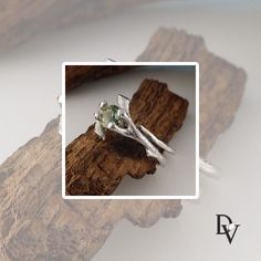 🐕 Big deals! Twig Bridal Set with polished Montana Sapphire Gemstone Ring, Made-to-Order, Gold, Wedding Bridal Set Hand Sculpted by Dawn Vertrees only at $1342.00 Hurry. #LeafRing #DiamondBridalSet #PromiseRing #TwigRing #TwigEngagementRing #14kGoldEngagement #LeafWeddingRing #EngagementRing #SapphireTwigRing #BridalSet Nature-inspired Wedding Jewelry With Prong Setting, Nature-inspired Solitaire Jewelry For Weddings, Nature-inspired Wedding Jewelry With Accent Stones, Green Wedding Jewelry With Tension Setting, Green Tension Setting Jewelry For Wedding, Leaf Wedding Rings, Twig Engagement Ring, Twig Ring, Diamond Bridal Sets