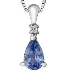 White Gold Tanzanite, Diamond Pendant Necklace. Luxury Tanzanite Oval Pendant Necklace, Luxury Tanzanite Necklaces For Women, White Gold Chain, White Gold Pendant, Tanzanite Diamond, White Gold Chains, Gemstone Necklace Pendant, Diamond Pendant Necklace, Diamond Pendant