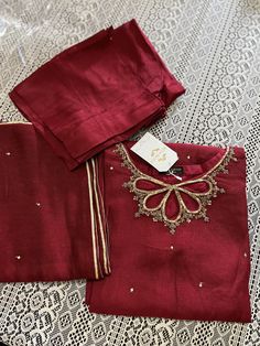 Original aghanoor  Brand new with tags  3 piece cotton net hand embroidered shirt with raw silk pant and dupatta  Medium chest 41" Shirt length 45" Large chest 45" Shirt length 44" no sleeves lining  color: maroon  D Hand Embroidered Shirt, Silk Pant, Net Dupatta, Silk Pants, Raw Silk, Embroidered Shirt, Salwar Kameez, Hand Embroidered, 3 Piece