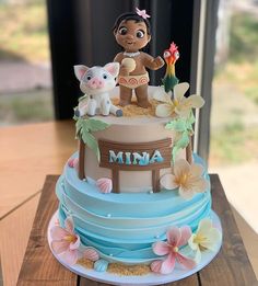 Instagram post by Cukerlandia • Jun 5, 2022 at 8:03am UTC Moana 3rd Birthday Cake, Moana 1st Birthday Cake, Moana Birthday Party Ideas Cake, Moana 2nd Birthday