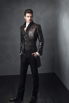 Archetipo Steampunk Mode, Men In Suits, Mens Formal Wear, Elegant Man, Mens Formal, Mens Fashion Suits, Well Dressed Men, Mens Fashion Summer