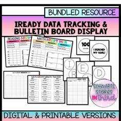 a bundle of digital and printable worksheets to help students learn how to use the