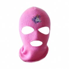 Measurements- 35cm (13.8 inches) in height, 22cm (8.6 inches) in length. This mask have plenty of stretch, and are made to fit most all teen and adult heads. With this purchase you'll get 1 pcs mask. If you need different color or sizes, please, send me a message. I'll do my best to help you with your choice. Also available monster pink mask: https://www.etsy.com/listing/196149505/monster-mask-knit-pink-ski-mask-handmade Pink Ski Mask Costume, Pink Ski Mask Halloween Costume, Pink Novelty Costume Accessories For Halloween, Novelty Full Face Costume Accessories, Fun Winter Costume Accessories For Costume Party, Winter Novelty Costume Accessories, Adjustable Costume Accessories For Winter Cosplay, Ski Mask Costume Ideas, Pink Ski Mask