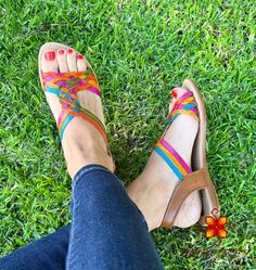 Sandals Mexican, Mexican Shoes, Mexican Sandals, Huarache Sandals, Boho Sandals, Handmade Sandals, Mexican Style, Colored Leather, Anaheim