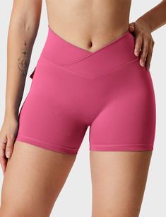 Crafted from stretchy, breathable fabric, our V-waistband Charm Shorts feature a stylish V-front waistband and scrunch design to lift your shape. With two back pockets for essentials and sweat-wicking technology, these shorts combine functionality with a flattering style for every workout.    Feature    Dual back pockets   V cross waistband   No front seams, hip scrunch design   High waist, promotes compression   Anti-squat, non-see-through   Stretchy, super soft fabric     Fabric      75% Nylon High Stretch Athletic Shorts With Elastic Waistband For Sports, Solid Color Yoga Pants With Built-in Shorts, Sporty High-stretch Shorts With Wide Waistband, Compressive Yoga Athletic Shorts With Elastic Waistband, Versatile Gym Shorts With Elastic Waistband, Versatile Gym Athletic Shorts With Elastic Waistband, High Stretch Athletic Shorts With Elastic Waistband For Workout, High Waist Shorts With Wide Waistband For Training, Solid Biker Shorts With Elastic Waistband For Gym