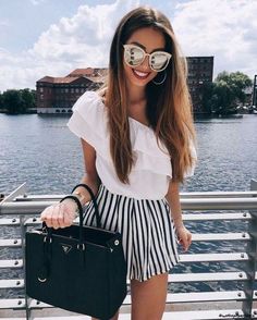 Summer Trends Outfits, White Sunglasses, Bohol, Looks Street Style, Maxi Skirts, Cute Summer Outfits, Looks Style