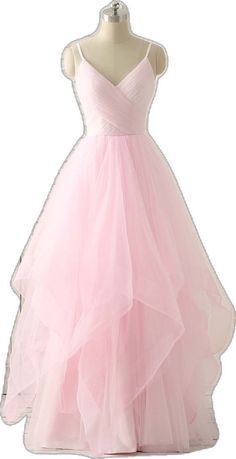 Pink Tulle Evening Dress, Prom Dress Simple, Tulle Long Prom Dress, Prom Dresses Simple, Tulle Evening Dress, Dress Simple, Pink Tulle, Long Prom Dress, Evening Dress