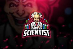 an evil clown with the word scientist on it