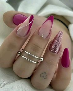 Unghie Sfumate, Nails Desing, Nails Inspo, Stiletto Nails, Holiday Nails, Blue Nails, Nail Designer, Almond Nails, White Nails