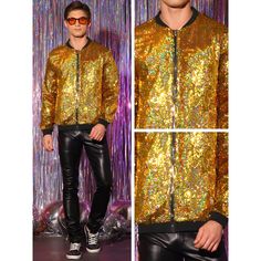 Stand out from the crowd in this shimmering sequin jacket that adds a touch of glamour and makes your outfit sparkly and glamorous. You can wear it at parties, nightclubs, music festivals, dance clubs, Christmas events and more to show your personality and uniqueness. Makes a great gift for birthdays, anniversaries and holidays. Dance Clubs, Christmas Events, Packable Jacket, Sequin Jacket, Music Festivals, Night Club, Grinch, Music Festival, Varsity Jacket