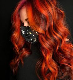 Colored Red Hair, Red Hair For Fall, Red Ombre Hair Color, Different Red Hair Colors, Boliage Hair, Hair Color Red Ombre, Ash Blonde Hair Balayage, Witchy Hair, Pulp Riot Hair Color