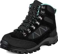 PRICES MAY VARY. LASTING COMFORT - Our women's hiking boots have a durable rubber sole that provides greater comfort, which reduces foot fatigue as you traverse over thick roots and rocks. Padded tongue & ankle for extra cushioning and all-day comfort. WATERPROOF & BREATHABLE - This women's waterproof hiking boots features a waterproof membrane that seals out water and lets moisture escape, which keeps you dry and comfortable no matter the conditions. Mesh upper for increased breathability. GREA Womens Hiking Boots, Backpacking Boots, Womens Hiking, Warm Snow Boots, Womens Hiking Shoes, Waterproof Hiking Shoes, Mens Winter Boots, Hiking Boots Women, Waterproof Winter Boots