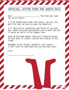 a letter from the north pole