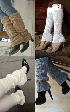 #heelsaddict #heels #legwarmers #fashionista #chic #shoes #shoeshighheels Leg Warmers Over Heels, Leg Warmers Heels, Heels And Leg Warmers, Heels With Leg Warmers, Leg Warmers With Heels, Leg Warmers And Heels, Leg Warmer Outfits, Custom Outfits, Shoes Inspiration