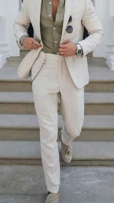 Linen Outfit Men, Men Linen Suit, Linen Wedding Suit, Linen Suit Men, Casual Groom Attire, Groom Tuxedo Wedding, Suit For Men Wedding, Linen Suits For Men, Beach Wedding Suits