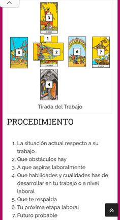 the spanish version of the book, procedimiento is shown in this screenshot