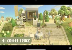 an image of a coffee truck in the game