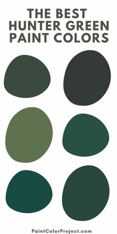 the best dark green paint colors