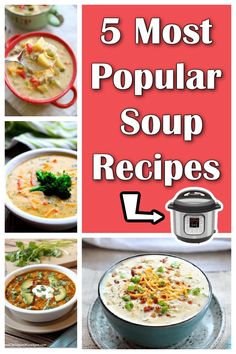 the top five most popular soup recipes