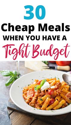 Dirt Cheap Meals Super Cheap Meals, Cheap Family Dinners, Dirt Cheap Meals, Cheap Meal Plans, Low Budget Meals, Frugal Meal Planning, Low Cost Meals, Frugal Food, Cheap Family Meals