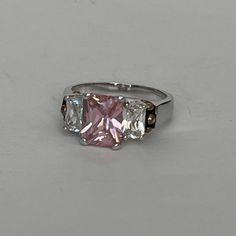 New Sterling Silver Princess Cut Cz-3 Stones Anniversary Wedding Engagement Ring Crafted With Sterling Silver, Rhodium Plated, Stamped 925 Size: 7 Same Day Or Next Day Shipping Bundles Are Welcome Thanks For Checking Out My Closet Sterling Silver Princess Cut Birthstone Ring, Pink Princess Cut Diamond Ring With Accent Stones, Sterling Silver Princess Cut Gemstone Jewelry, Sterling Silver Princess Cut Crystal Ring With Vs Clarity, Cubic Zirconia Three-stone Princess Cut Rings, 3 Stone Rings, Ring Crafts, Princess Cut, Womens Jewelry Rings