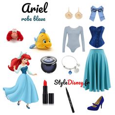 ariel the little mermaid costume with accessories for her role in disney's live - action movie