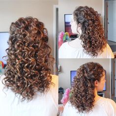 Prom Hairstyles For Curly Hair, Curly Prom Hairstyles, Curly Hair Half Up Half Down, Curly Prom Hair, Occasion Hair, Medium Length Curly Hair, Medium Curly Hair Styles