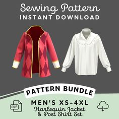 sewing pattern for women's blouses and shirts