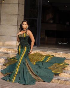 Long Train Maxi Dress For Prom Party, Gold Floor-length Mermaid Dress For Prom, Elegant Festive Mermaid Dress For Prom, Green Ball Gown Maxi Dress For Party, Maxi Dress With Long Train For Prom, Long Train Maxi Dress For Prom, Green Maxi Dress With Mermaid Hem For Evening, Green Mermaid Hem Maxi Dress For Evening, Glamorous Green Mermaid Hem Gown