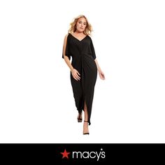 in stock Black Draped Maxi Dress For Dinner, Twist Front Dress, Twist Front, Pick Up, In Store, Black Dress, Buy Online, Twist, Plus Size