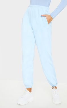 Cute Sweatpants Outfit, Cute Sweatpants, Sweatpants Outfit, Bleu Pastel, Cute Lazy Outfits, Cute Pants, Cute Comfy Outfits