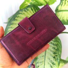 Purple Leather Wallet, Christmas Gift, Purple Purse, Women Purse, Leather Purse, Perseonalized Wallet, Phone Holder Wallet, money clip wallet, iphone wallet,  groomsmen gifts ❗This product is made of completely calf leather.❗ 👷Our product, which we prepared from 1.5 mm aged leather with traditional methods, is stylish and very useful, as well as having very high quality workmanship and materials. 🤎The use of handmade and quality leather will enable it to accompany you for many years, and it will acquire a completely special color for you as you use it. 💯Since our products are 100% handmade and the main material we use is leather, there may be slight differences from the images. ⭐ MAIN FEATURES ⭐ FEMALE AND MALE CAN USE ⭐ 1st CLASS CALF LEATHER ⭐ QUALITY WORKMANSHIP ⭐ 2 BIG SECTIONS ⭐ 8 Leather Wallet Women, Purple Purse, Valentine Day Gift, Women Purse, Groomsmen Gifts, Wallets For Women Leather, Clip Wallet, Purple Leather, Money Clip Wallet