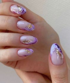 Unghie Sfumate, Colorful Nails, Party Nails, Birthday Nails, Fancy Nails, Chic Nails, Nail Arts, Nail Polishes, Purple Nails