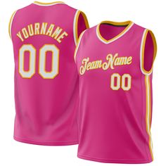 Represent your distinct look with this custom basketball jersey from our web. It boasts stitched tackle twill name & number and classic trims along with moisture-wicking technology for added comfort. Features: 1. Material: 100% Recycled Polyester 2. Stitched team or player name and numbers 3. Fit: Jerseys have an athletic cut. For a looser fit, we recommend ordering one size larger than you normally wear 4. Moisture-wicking fabric has spongy handle, good draping property and elasticity as well a Custom Basketball Jersey, Pink Basketball, Blue Football, Custom Basketball, Alpha Kappa Alpha, White Jersey, Baseball Shirts, Basketball Jersey, Logo Color