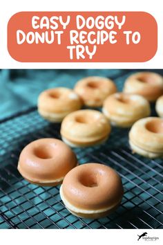 Easy Doggy Donut Recipe to Try Doggie Donuts Recipe, Dog Donuts Recipe, Donuts For Dogs, Donut Recipe, Donuts Recipe, Diy Dog, Donut Recipes, Homemade Dog