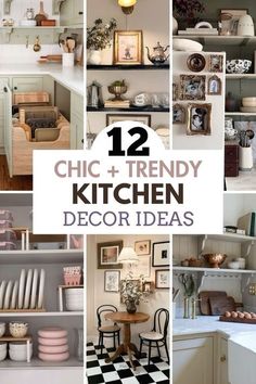 12 chic and trendy kitchen decor ideas