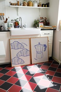 the kitchen is clean and ready to be used as an art space for people to use