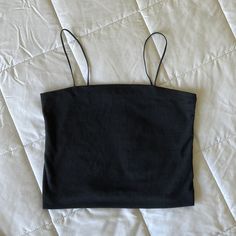 New Without Tags. Smoke Free Home. This Is Just To Small For Me. Chic Black Cotton Crop Top, Black Cropped Tank Top For Everyday, Black Crop Top For Everyday Spring Wear, Chic Black Crop Top For Everyday, Chic Black Cotton Tank Top, Black Crop, Black Crop Tops, American Eagle Outfitters, American Eagle