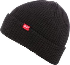 Vans Core Basics Beanie black Cool Beanies, Cute Beanies, Beanie Black, Vintage Biker, Beanie Style, Men's Hats, Textiles Fashion, Knit Cap, Men Vintage