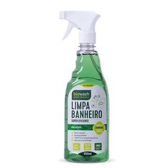 a bottle of limppa banheiro spray on a white background with the lid open